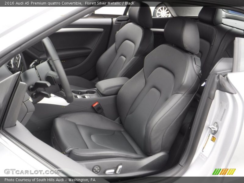 Florett Silver Metallic / Black 2016 Audi A5 Premium quattro Convertible