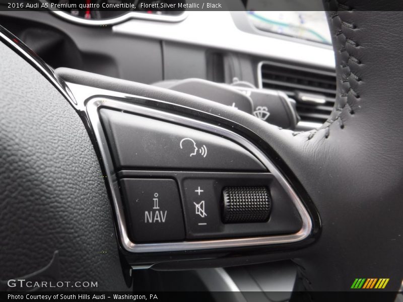 Florett Silver Metallic / Black 2016 Audi A5 Premium quattro Convertible