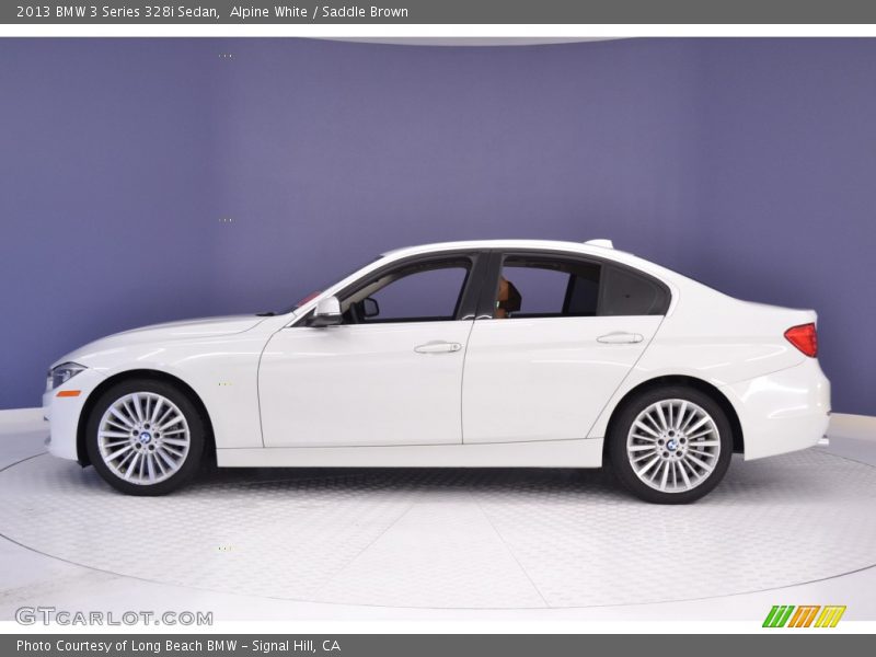 Alpine White / Saddle Brown 2013 BMW 3 Series 328i Sedan