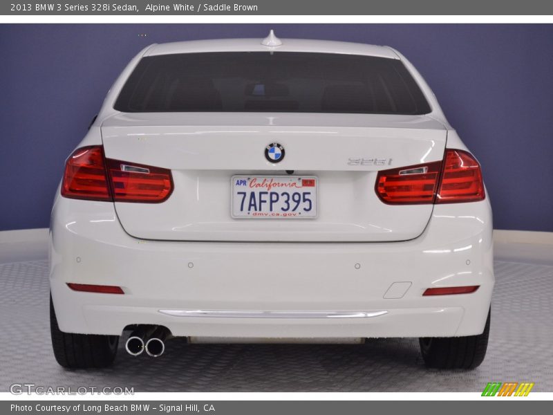 Alpine White / Saddle Brown 2013 BMW 3 Series 328i Sedan