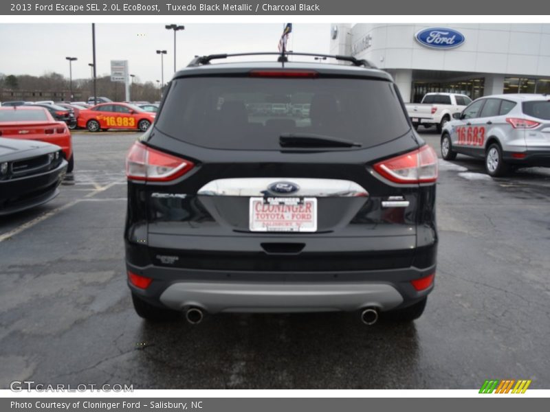 Tuxedo Black Metallic / Charcoal Black 2013 Ford Escape SEL 2.0L EcoBoost
