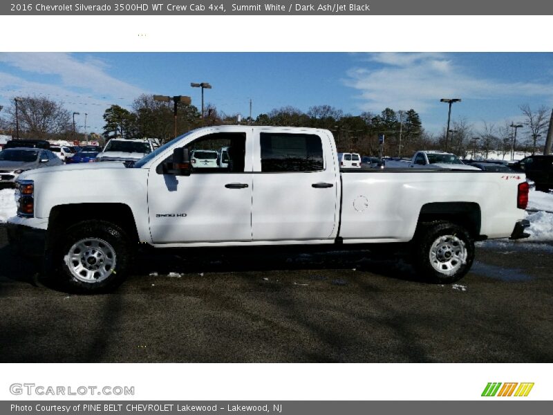 Summit White / Dark Ash/Jet Black 2016 Chevrolet Silverado 3500HD WT Crew Cab 4x4
