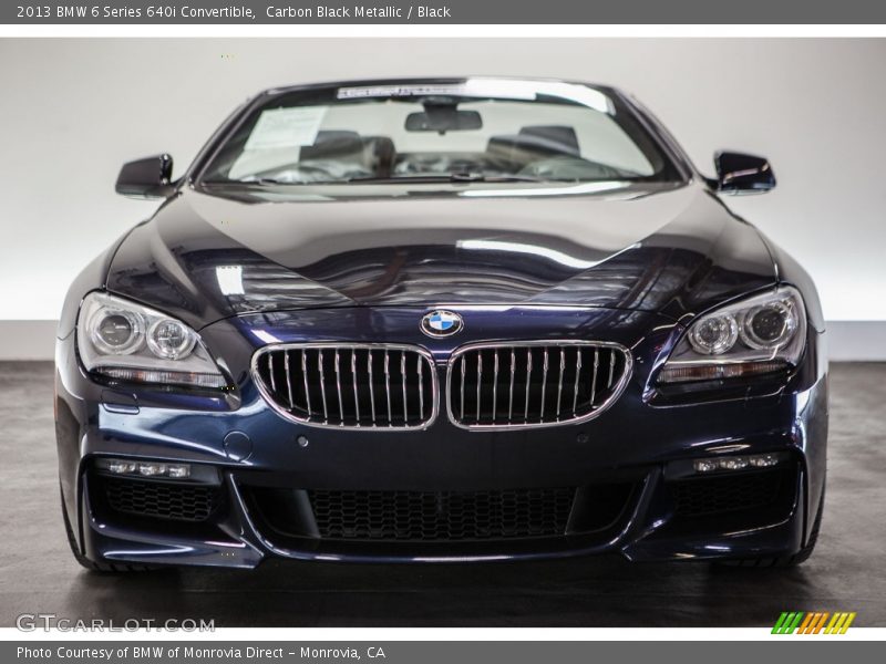 Carbon Black Metallic / Black 2013 BMW 6 Series 640i Convertible