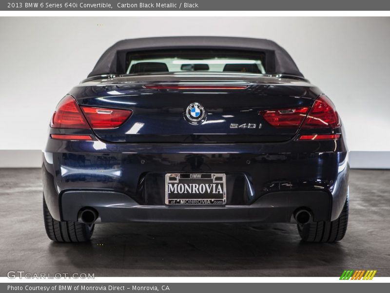 Carbon Black Metallic / Black 2013 BMW 6 Series 640i Convertible