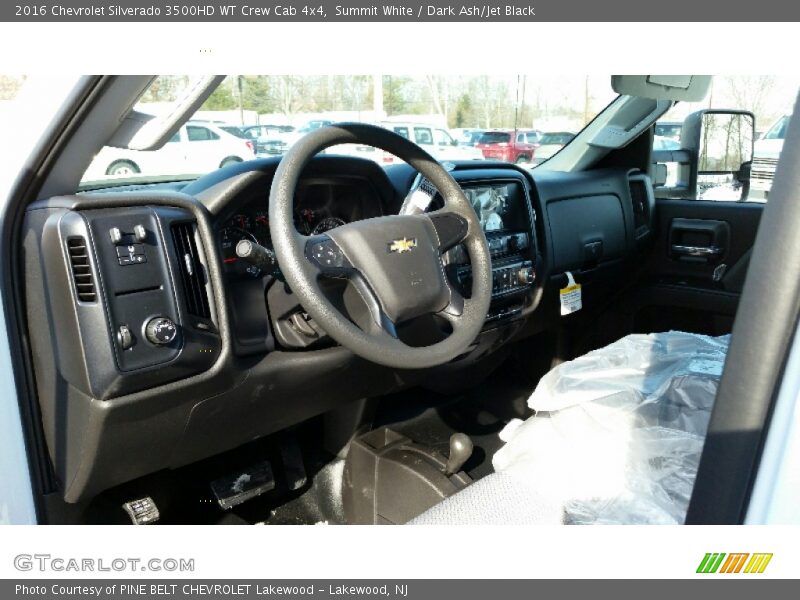 Summit White / Dark Ash/Jet Black 2016 Chevrolet Silverado 3500HD WT Crew Cab 4x4