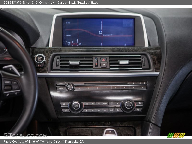 Carbon Black Metallic / Black 2013 BMW 6 Series 640i Convertible