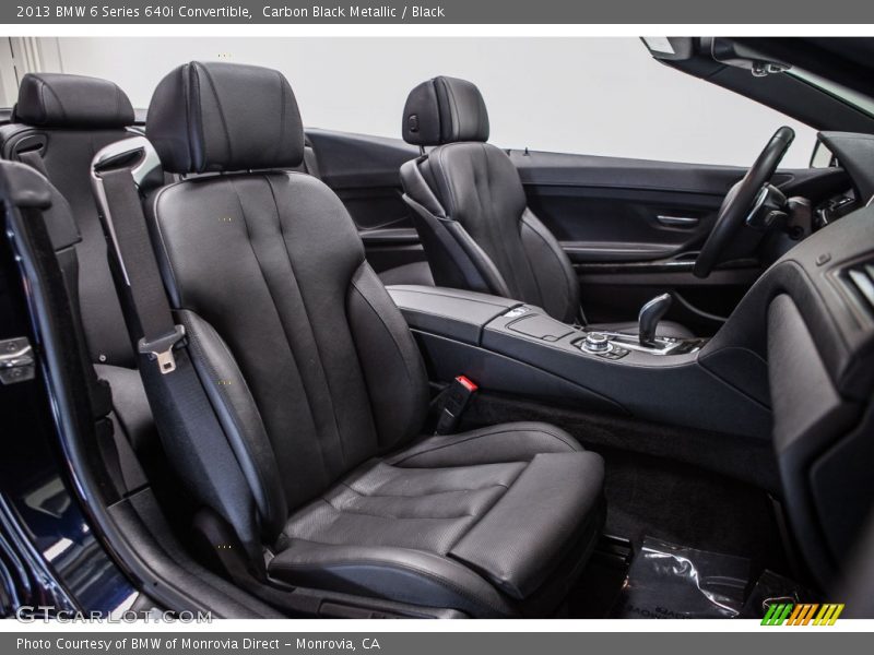 Carbon Black Metallic / Black 2013 BMW 6 Series 640i Convertible