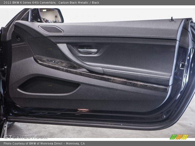 Carbon Black Metallic / Black 2013 BMW 6 Series 640i Convertible