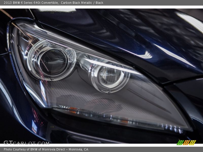 Carbon Black Metallic / Black 2013 BMW 6 Series 640i Convertible