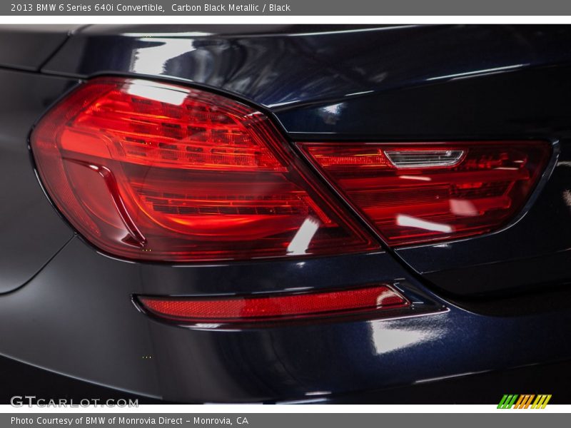 Carbon Black Metallic / Black 2013 BMW 6 Series 640i Convertible