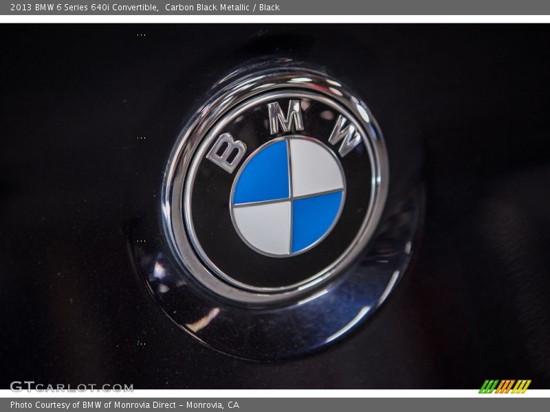 Carbon Black Metallic / Black 2013 BMW 6 Series 640i Convertible