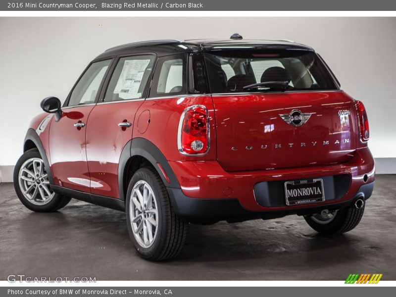 Blazing Red Metallic / Carbon Black 2016 Mini Countryman Cooper