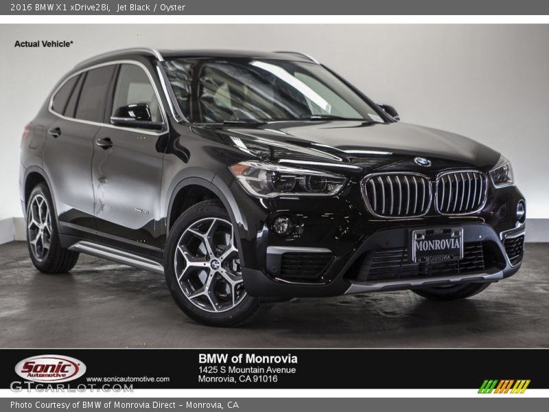 Jet Black / Oyster 2016 BMW X1 xDrive28i