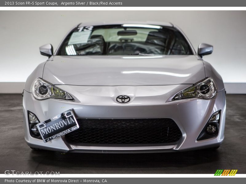 Argento Silver / Black/Red Accents 2013 Scion FR-S Sport Coupe