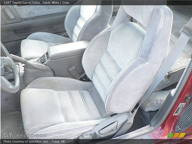 Front Seat of 1987 Supra Turbo