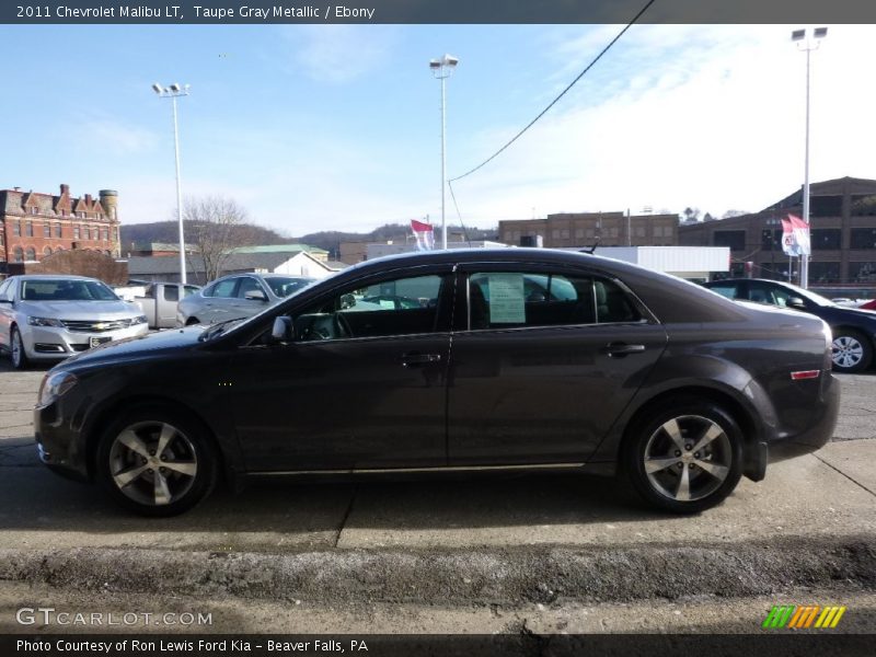 Taupe Gray Metallic / Ebony 2011 Chevrolet Malibu LT