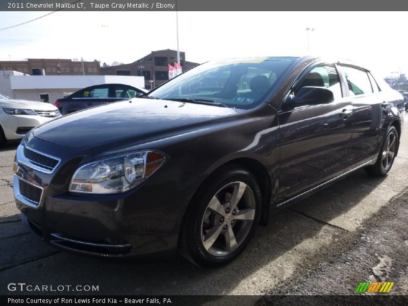 Taupe Gray Metallic / Ebony 2011 Chevrolet Malibu LT