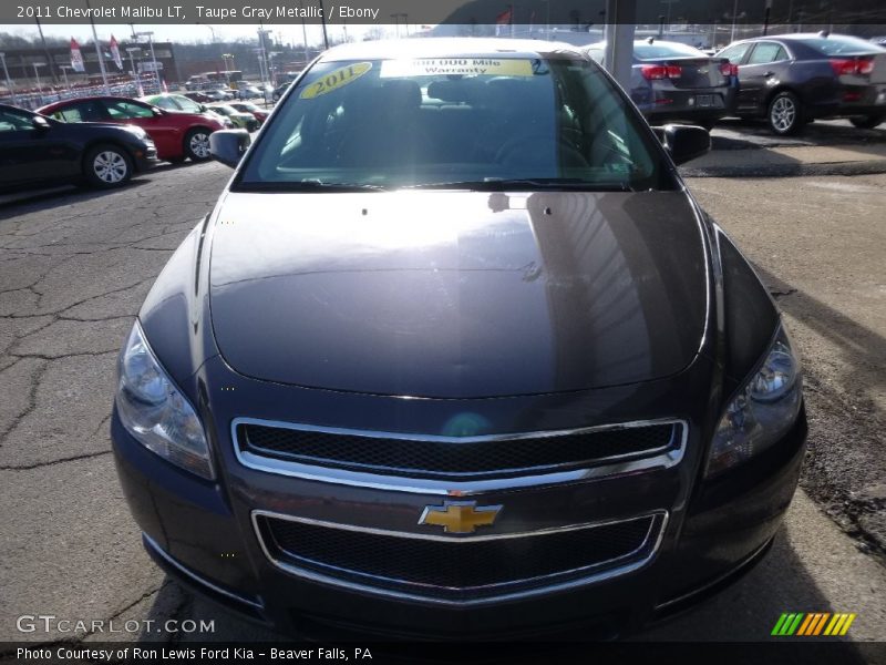 Taupe Gray Metallic / Ebony 2011 Chevrolet Malibu LT