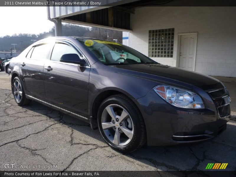 Taupe Gray Metallic / Ebony 2011 Chevrolet Malibu LT