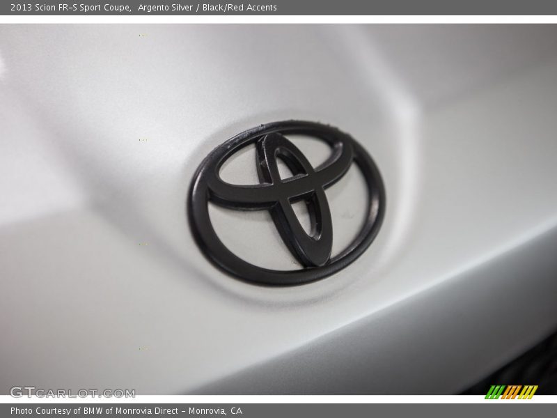 Argento Silver / Black/Red Accents 2013 Scion FR-S Sport Coupe