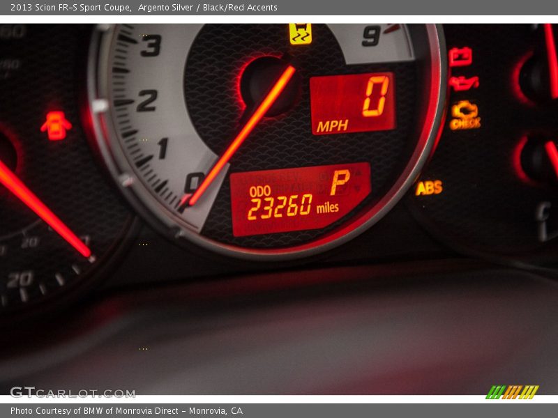 Argento Silver / Black/Red Accents 2013 Scion FR-S Sport Coupe