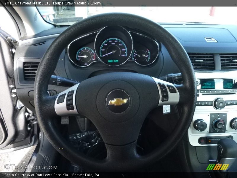 Taupe Gray Metallic / Ebony 2011 Chevrolet Malibu LT
