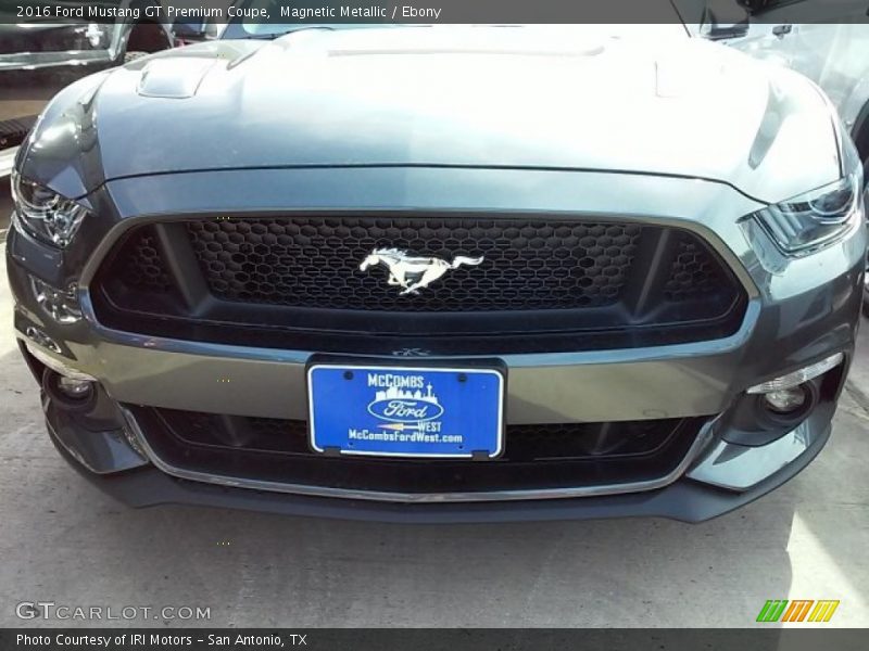 Magnetic Metallic / Ebony 2016 Ford Mustang GT Premium Coupe