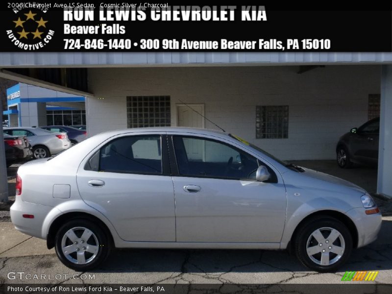 Cosmic Silver / Charcoal 2006 Chevrolet Aveo LS Sedan