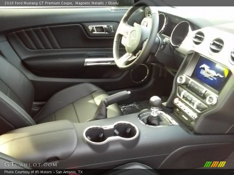 Magnetic Metallic / Ebony 2016 Ford Mustang GT Premium Coupe