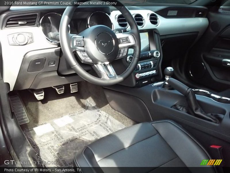 Magnetic Metallic / Ebony 2016 Ford Mustang GT Premium Coupe