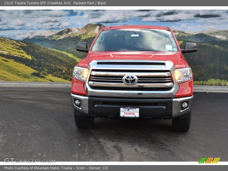 Radiant Red / Black 2016 Toyota Tundra SR5 CrewMax 4x4