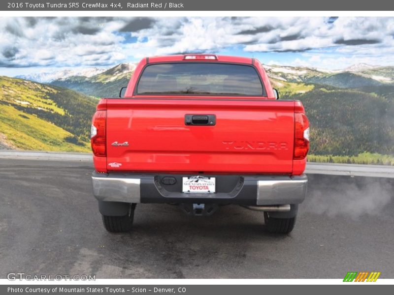 Radiant Red / Black 2016 Toyota Tundra SR5 CrewMax 4x4