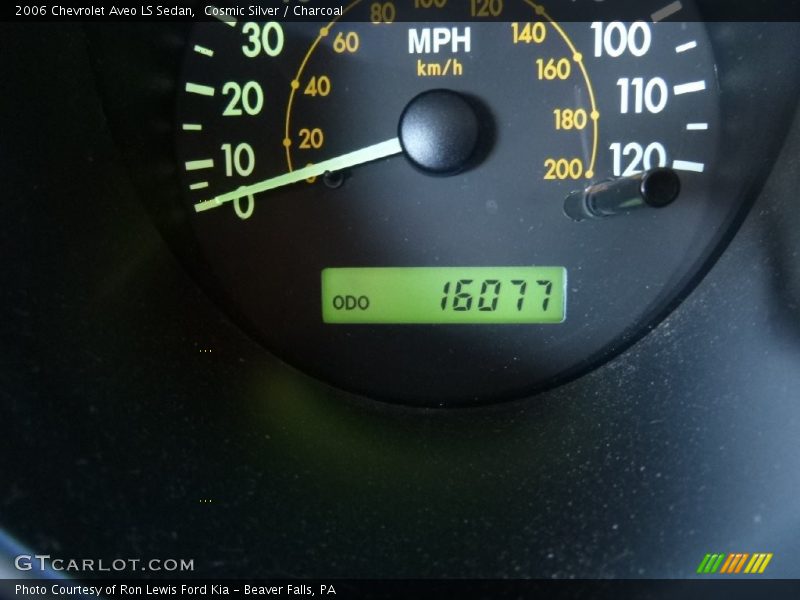 Cosmic Silver / Charcoal 2006 Chevrolet Aveo LS Sedan