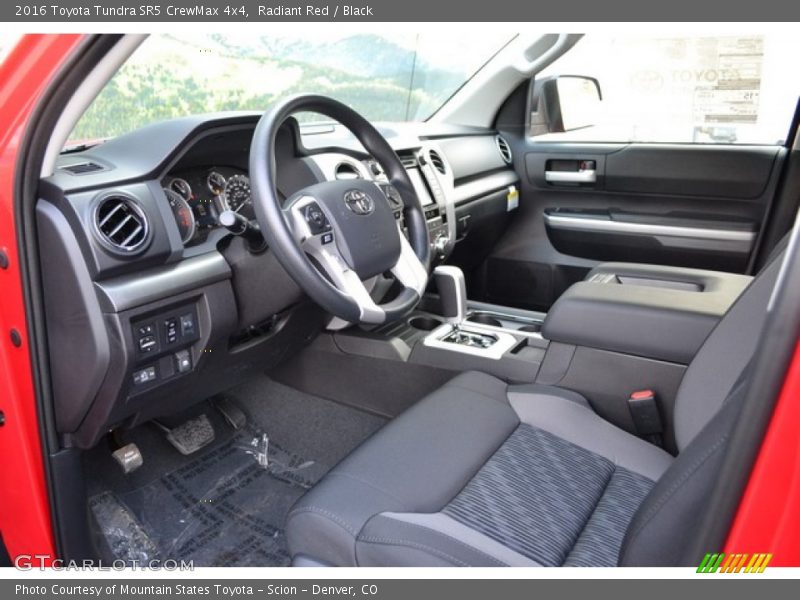 Radiant Red / Black 2016 Toyota Tundra SR5 CrewMax 4x4