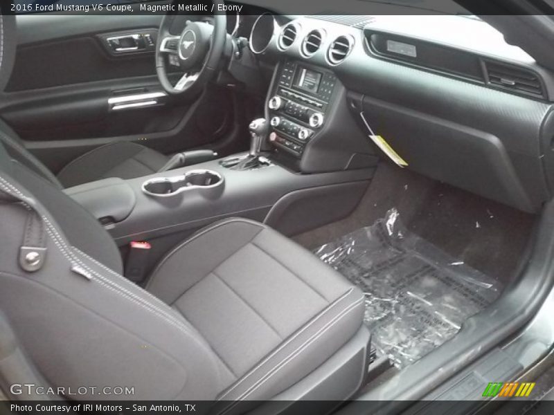 Magnetic Metallic / Ebony 2016 Ford Mustang V6 Coupe