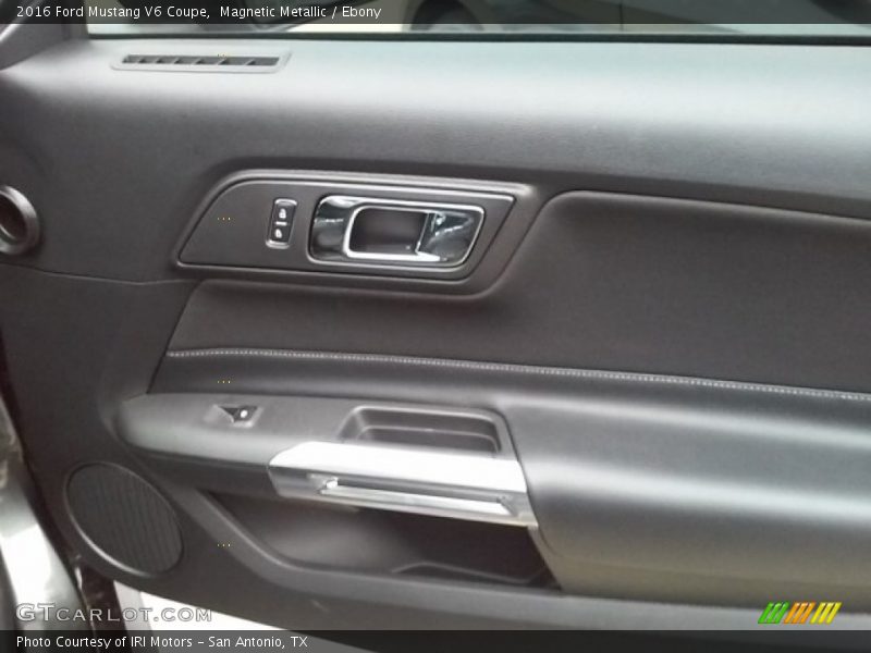 Magnetic Metallic / Ebony 2016 Ford Mustang V6 Coupe