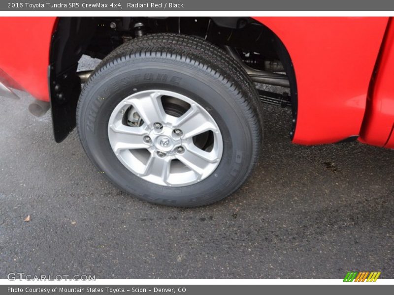 Radiant Red / Black 2016 Toyota Tundra SR5 CrewMax 4x4