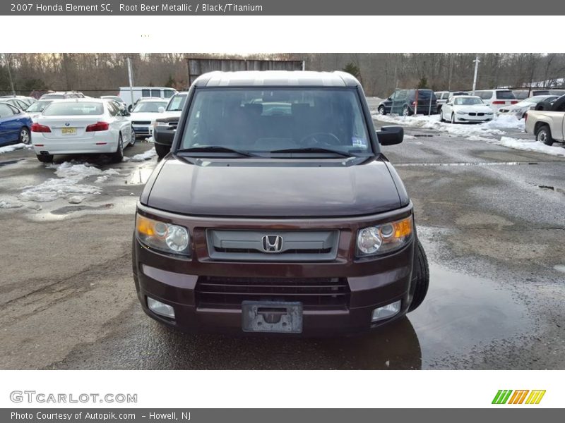 Root Beer Metallic / Black/Titanium 2007 Honda Element SC