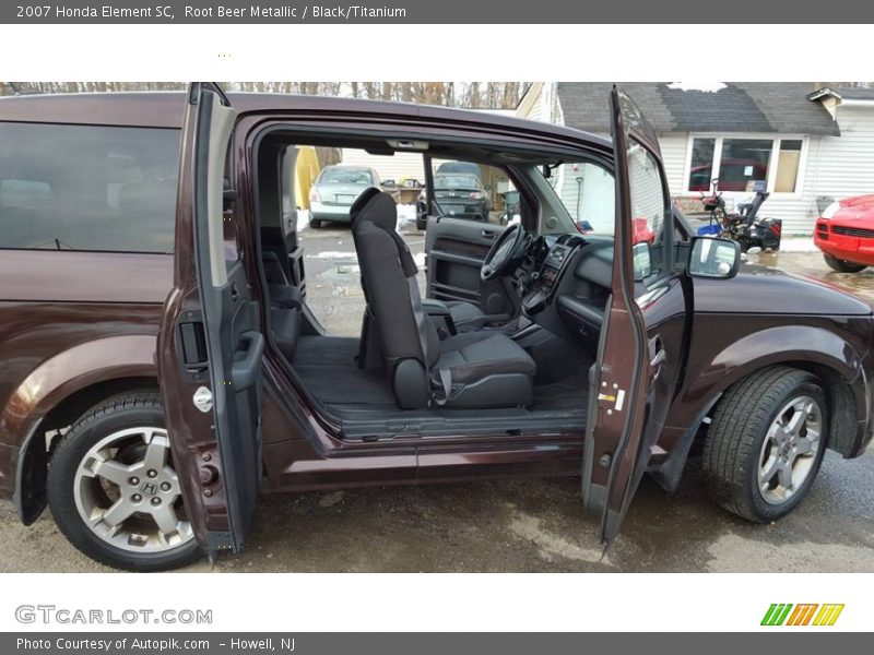 Root Beer Metallic / Black/Titanium 2007 Honda Element SC