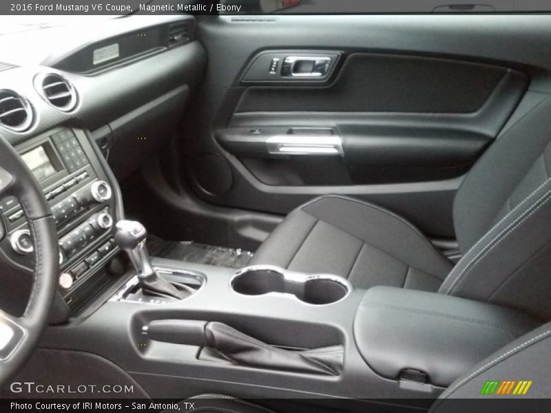 Magnetic Metallic / Ebony 2016 Ford Mustang V6 Coupe