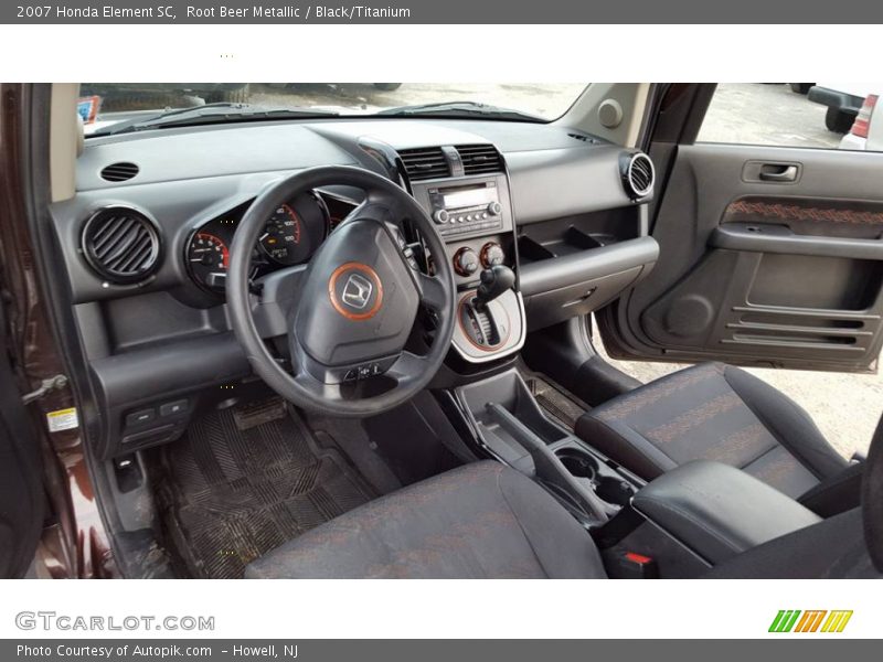 Root Beer Metallic / Black/Titanium 2007 Honda Element SC