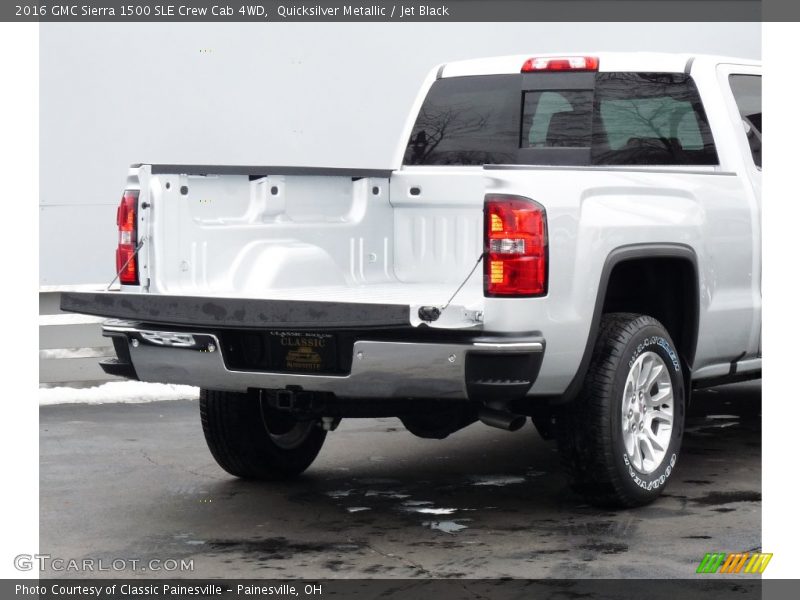 Quicksilver Metallic / Jet Black 2016 GMC Sierra 1500 SLE Crew Cab 4WD