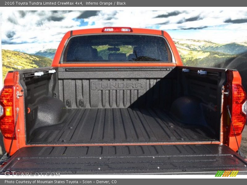 Inferno Orange / Black 2016 Toyota Tundra Limited CrewMax 4x4