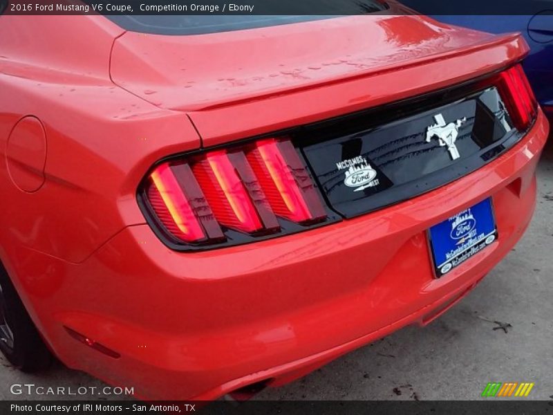 Competition Orange / Ebony 2016 Ford Mustang V6 Coupe