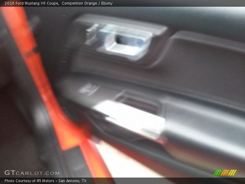 Competition Orange / Ebony 2016 Ford Mustang V6 Coupe