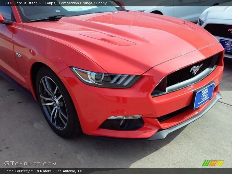 Competition Orange / Ebony 2016 Ford Mustang GT Coupe
