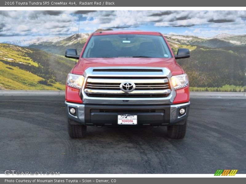 Radiant Red / Black 2016 Toyota Tundra SR5 CrewMax 4x4