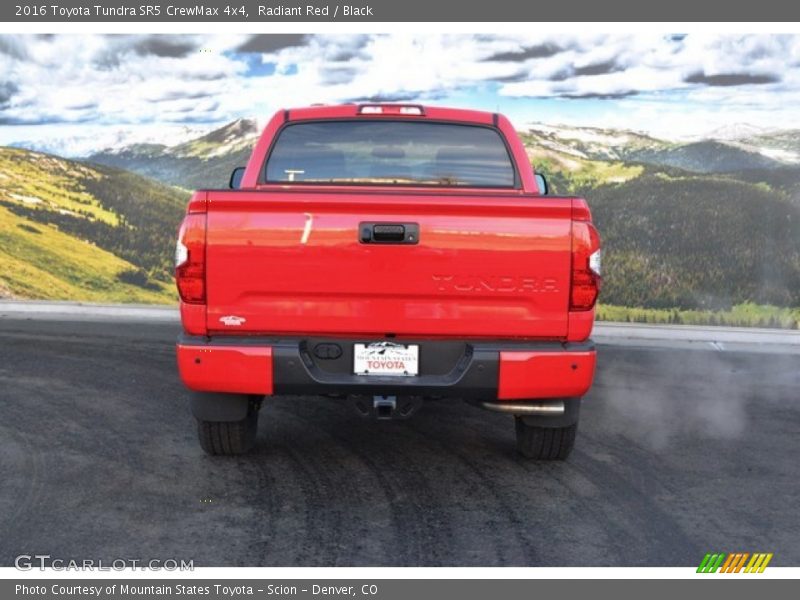 Radiant Red / Black 2016 Toyota Tundra SR5 CrewMax 4x4