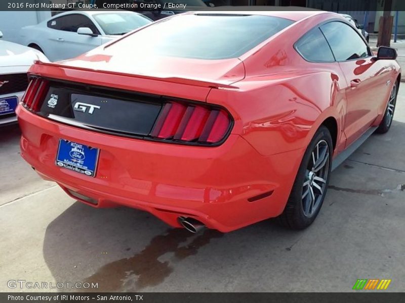 Competition Orange / Ebony 2016 Ford Mustang GT Coupe