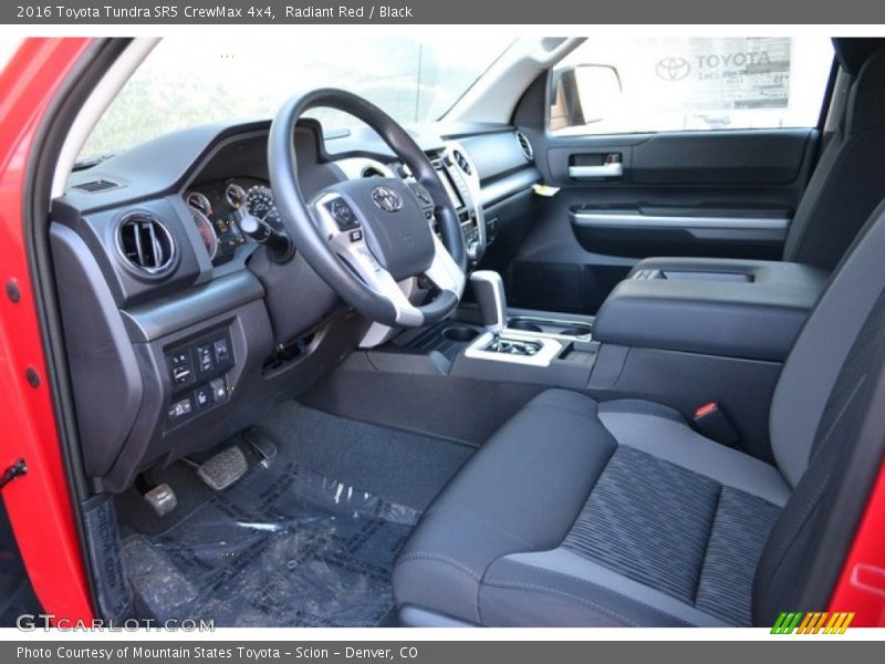 Radiant Red / Black 2016 Toyota Tundra SR5 CrewMax 4x4